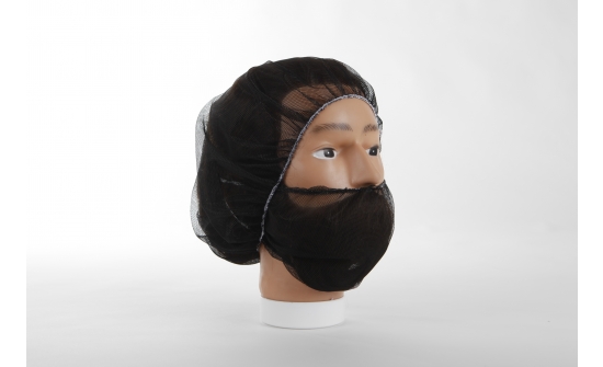 2508 - Bartnetz feine Diolen - elastisch hinter den Kopf - 200/Spender