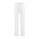 Pants for food industry with elastic - white